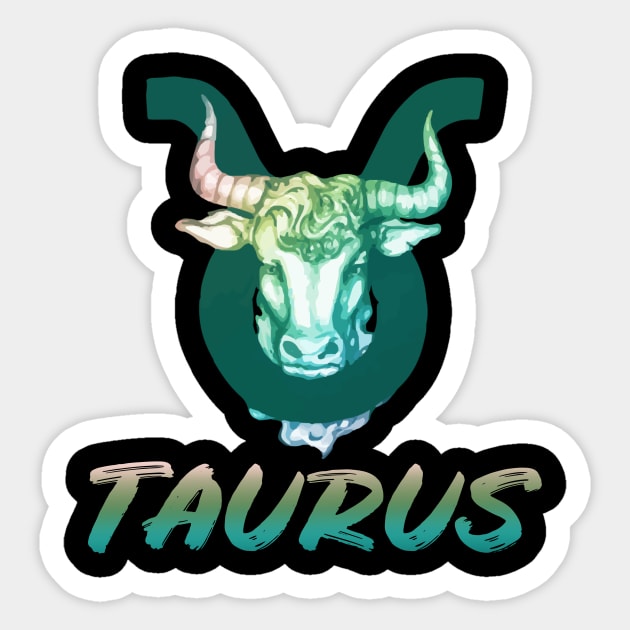 taurus horoscope Sticker by BeDesignerWorld